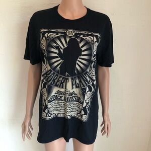 Y2K Gildan Robert Plant 2013 North America Tour Black T-Shirt Women’s Size M